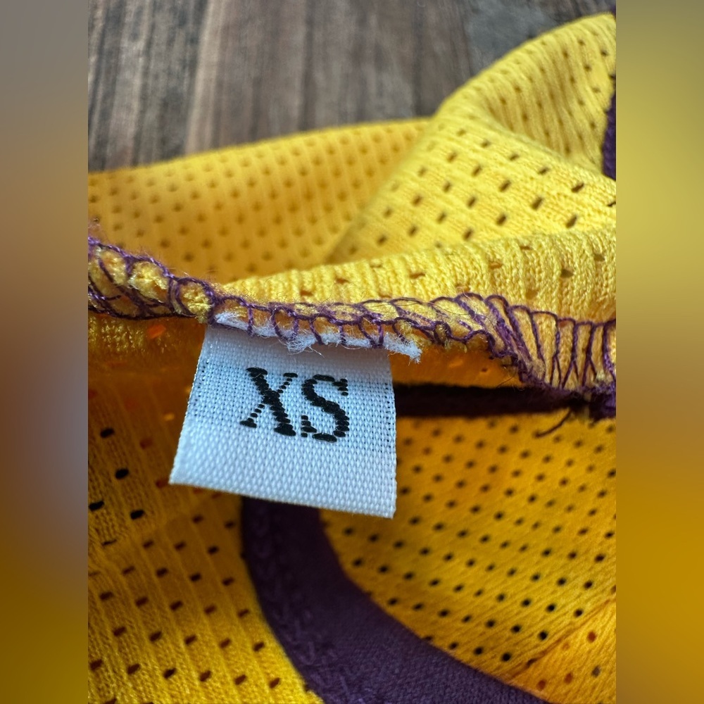 Yellow and Purple Dog Sports Jersey - Picture 3 of 3
